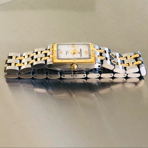 Raymond Weil 18K Gold Stainless Steel Tango Watches Mother of Pearl Ladies Watch - Picture 6 of 14